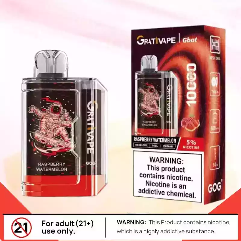 Grativape Gbot 10000 Puffs Langanhaltender Genuss mit erfrischenden Aromen