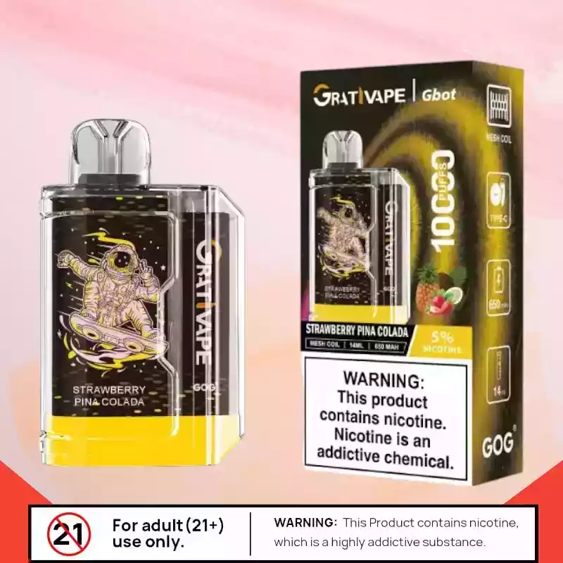 Grativape Gbot 10000 Puffs Langanhaltender Genuss mit erfrischenden Aromen