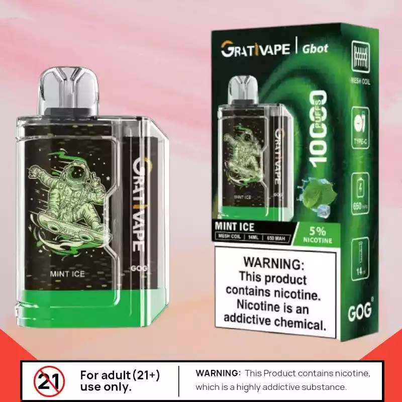 Grativape Gbot 10000 Puffs Langanhaltender Genuss mit erfrischenden Aromen