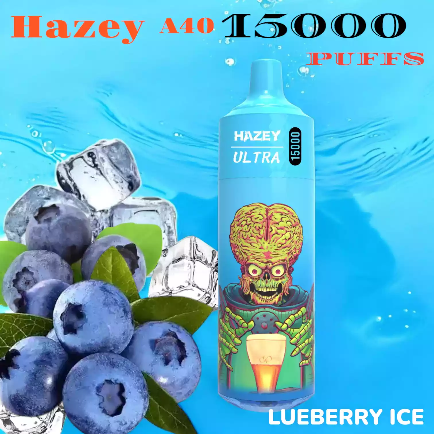 Hazey A40 15000 PUFFS 15.000 Züge Mesh Coil mit Display – Bild 7