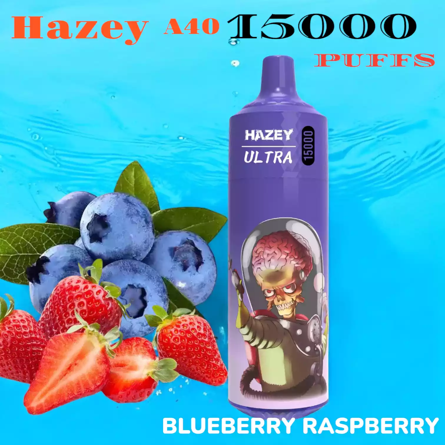 Hazey A40 15000 PUFFS 15.000 Züge Mesh Coil mit Display