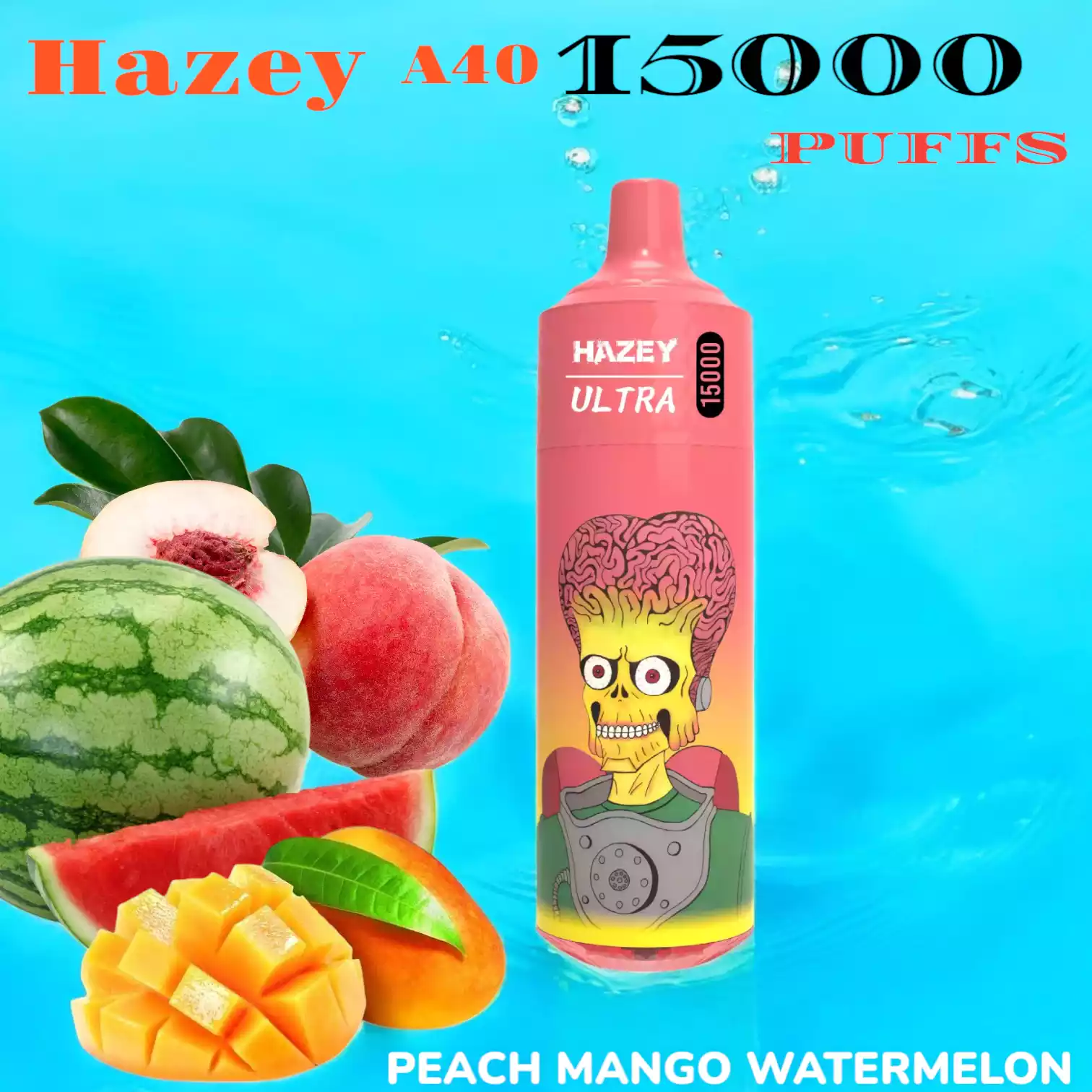 Hazey A40 15000 PUFFS 15.000 Züge Mesh Coil mit Display