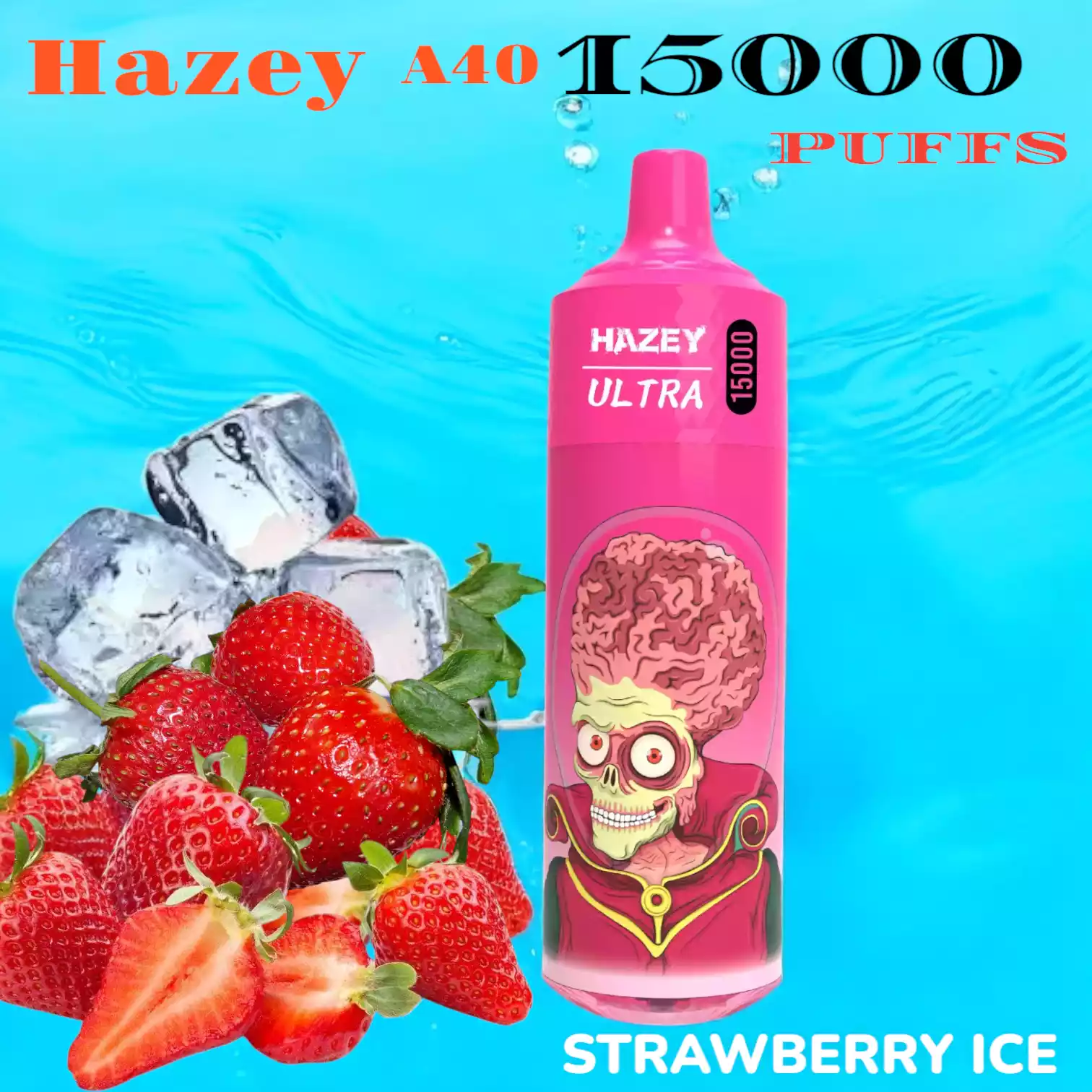 Hazey A40 15000 PUFFS 15.000 Züge Mesh Coil mit Display