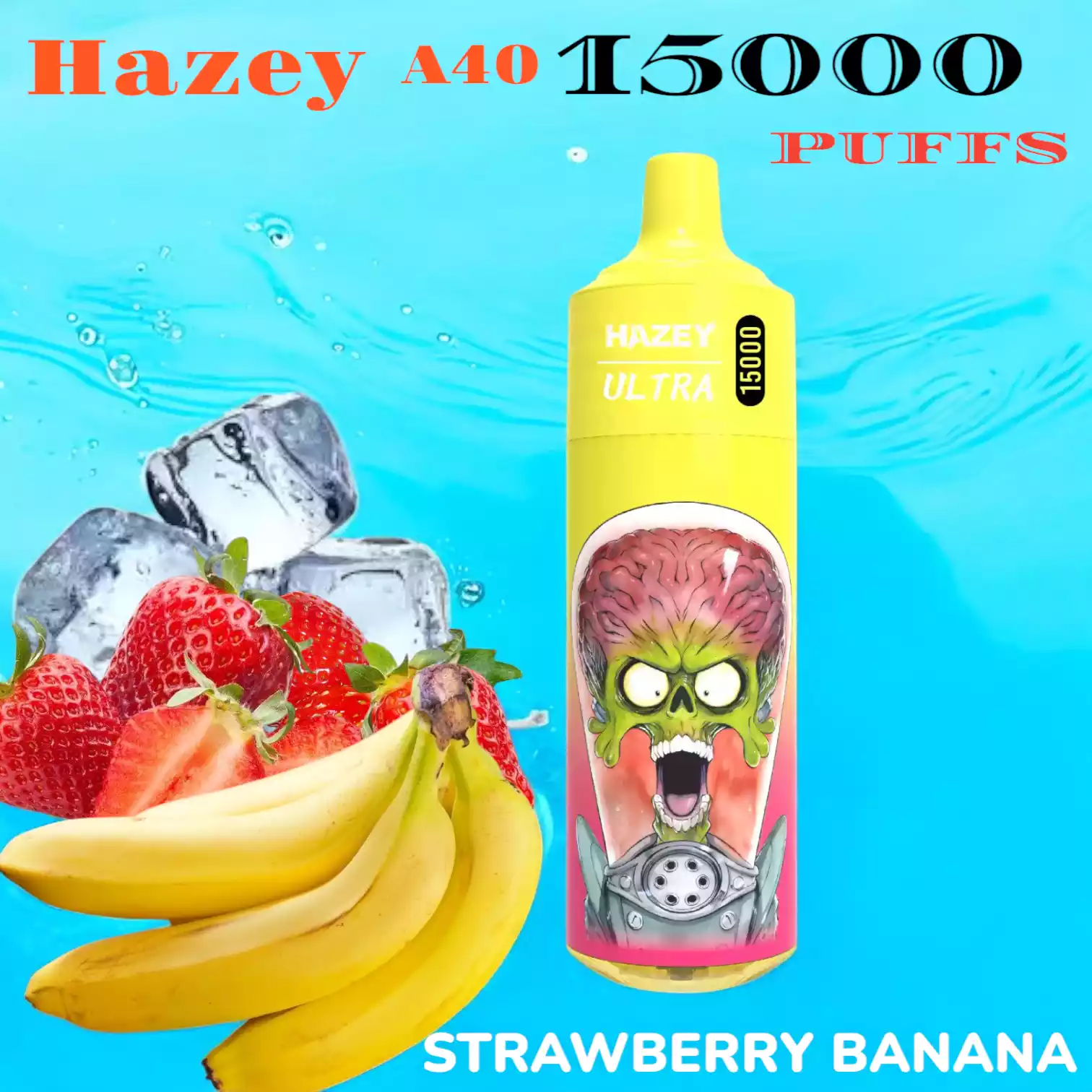 Hazey A40 15000 PUFFS 15.000 Züge Mesh Coil mit Display