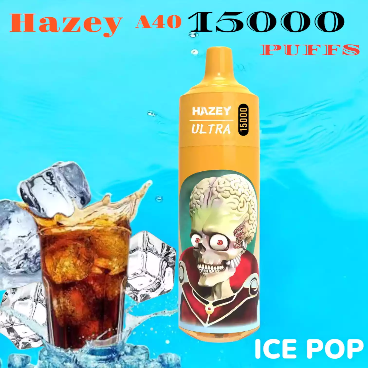 Hazey A40 15000 PUFFS 15.000 Züge Mesh Coil mit Display