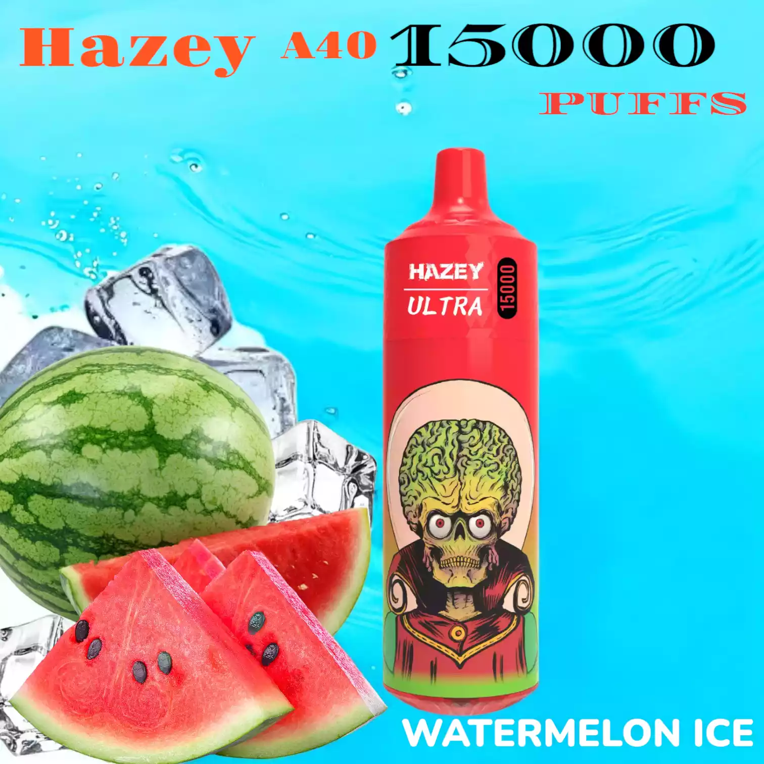 Hazey A40 15000 PUFFS 15.000 Züge Mesh Coil mit Display