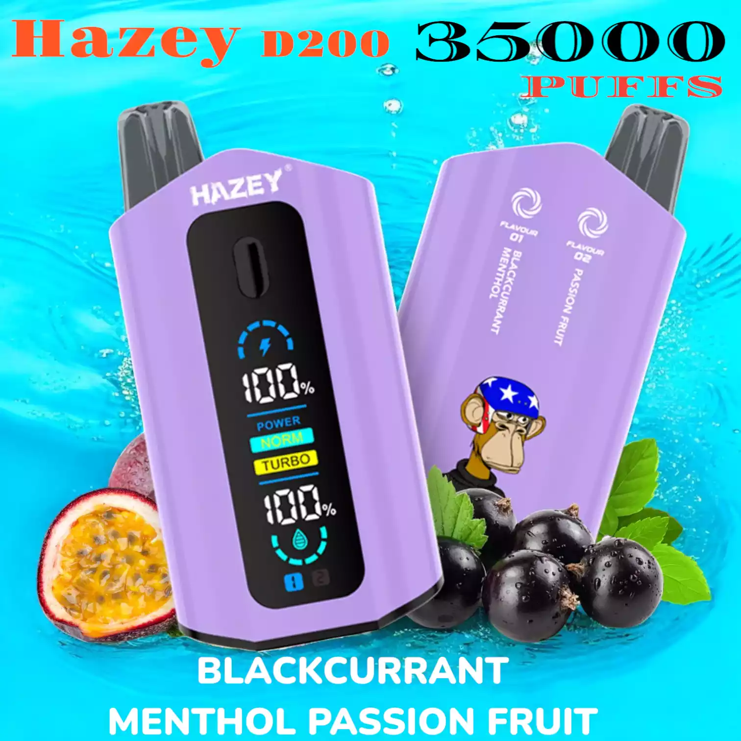 Hazey D200 35000 Puffs Dual Flavors 35.000 Züge