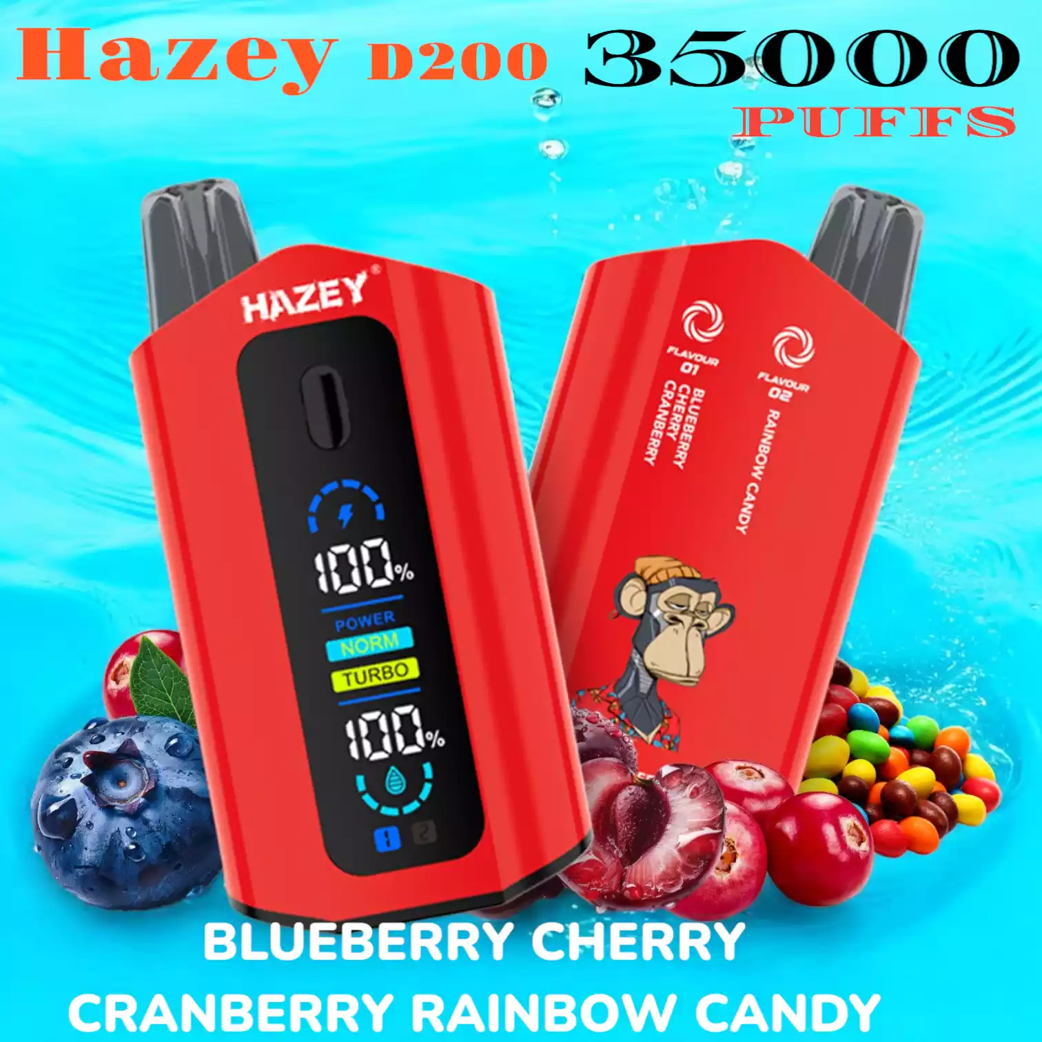 Hazey D200 35000 Puffs Dual Flavors 35.000 Züge