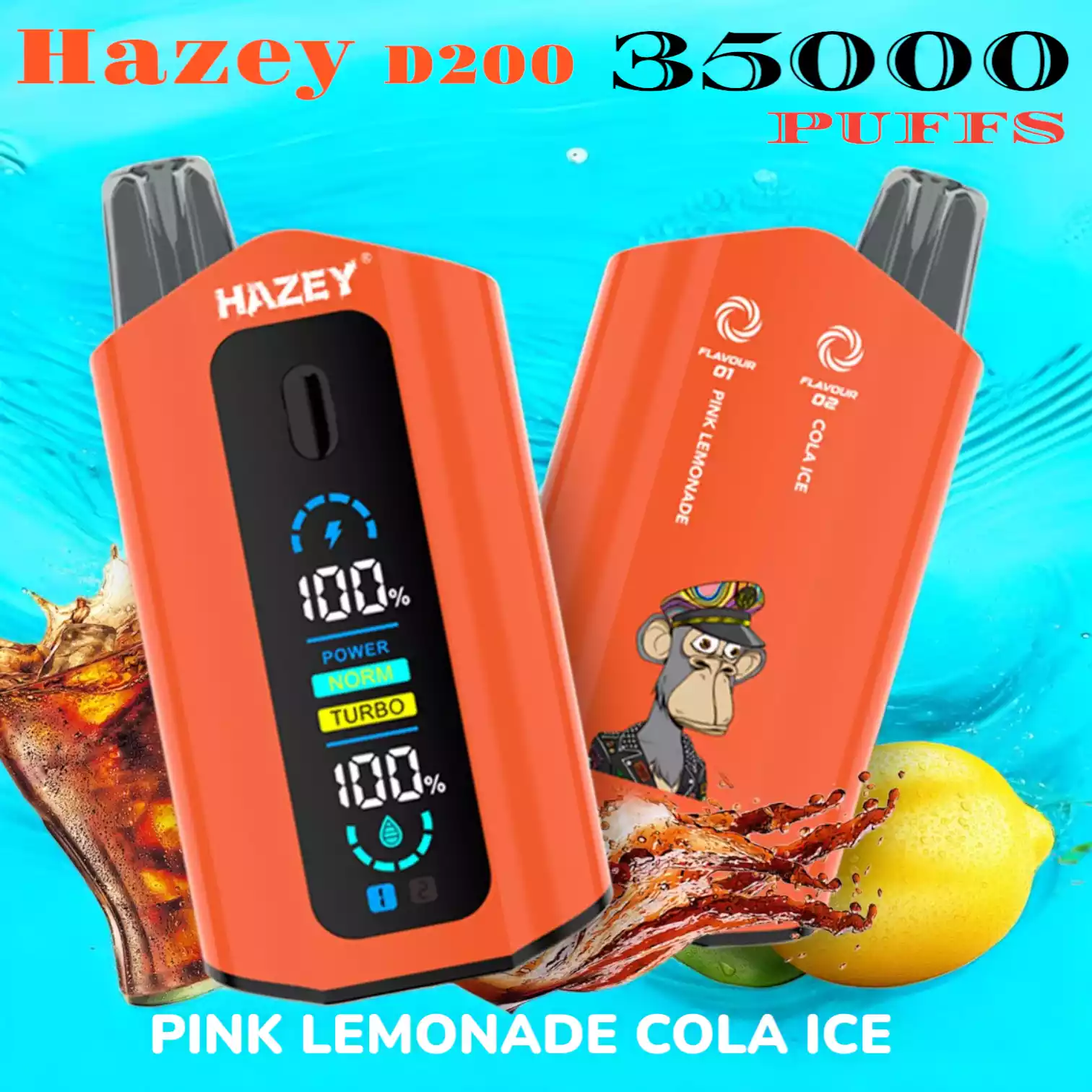 Hazey D200 35000 Puffs Dual Flavors 35.000 Züge