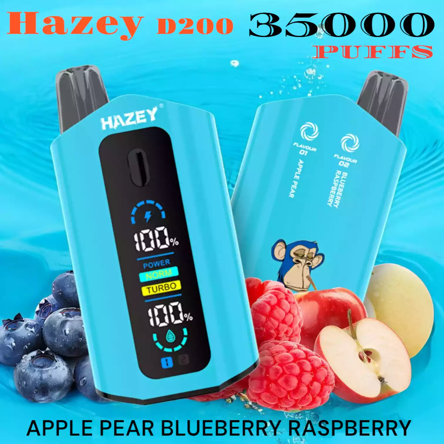 Hazey D200 35000 Puffs Dual Flavors 35.000 Züge