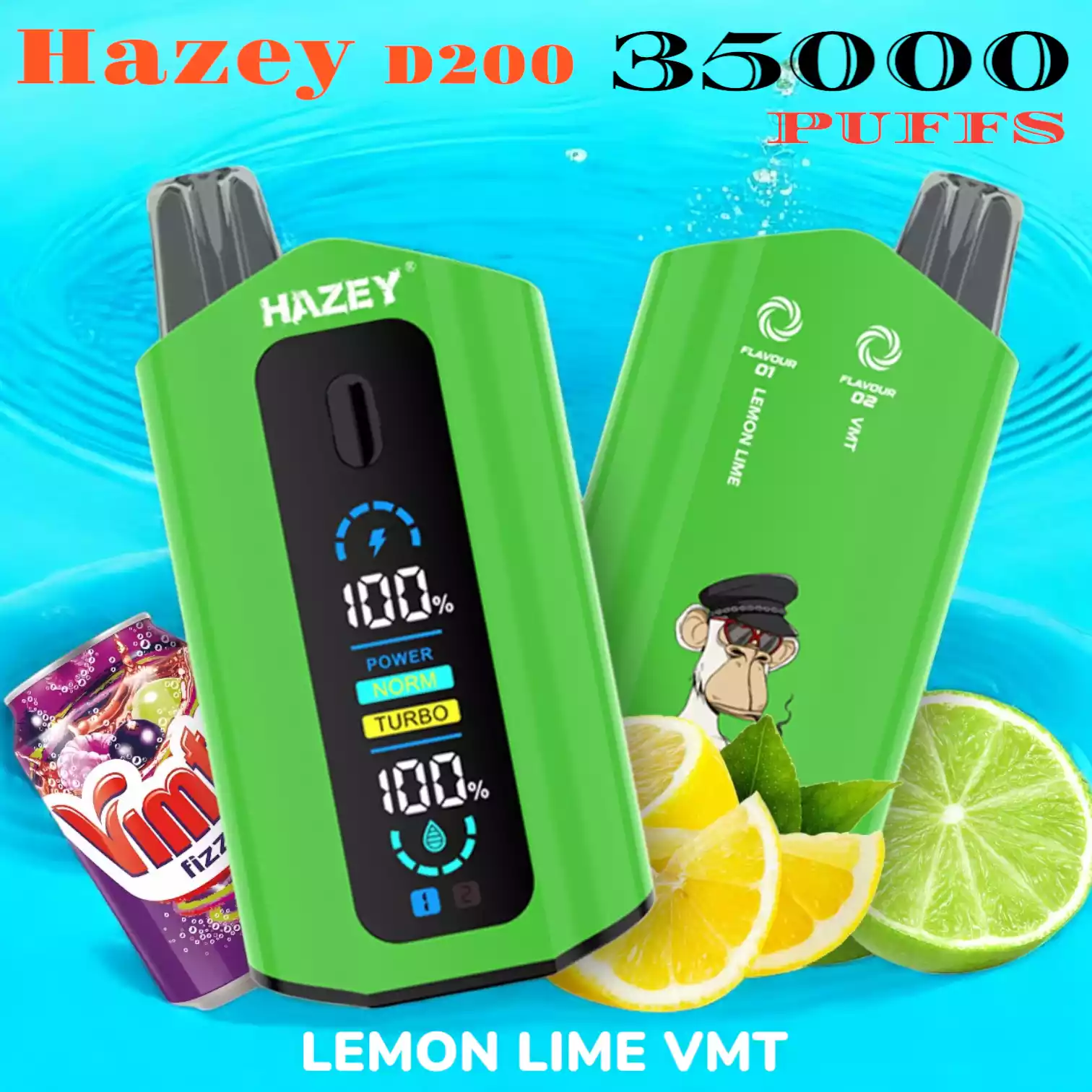 Hazey D200 35000 Puffs Dual Flavors 35.000 Züge