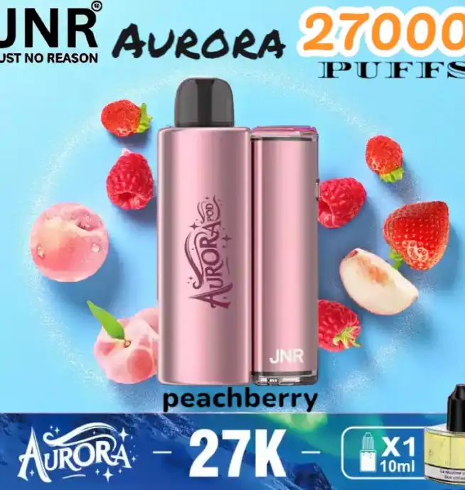 JNR Aurora 27000 PUFFS Leistungsstarker 25K+ Disposable Vape