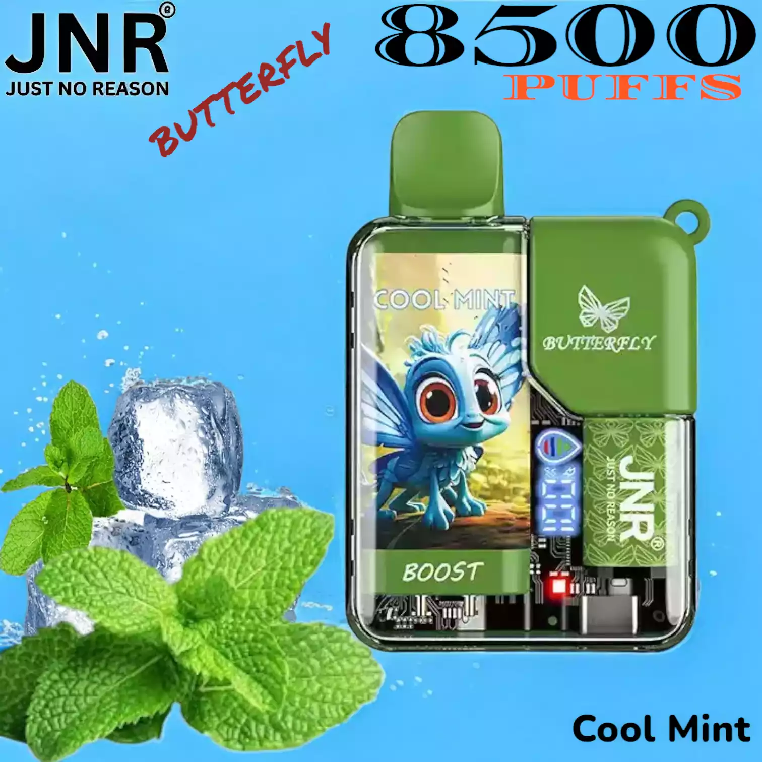 JNR BUTTERFLY 8500 PUFFS Langanhaltender Genuss in vielen Aromen