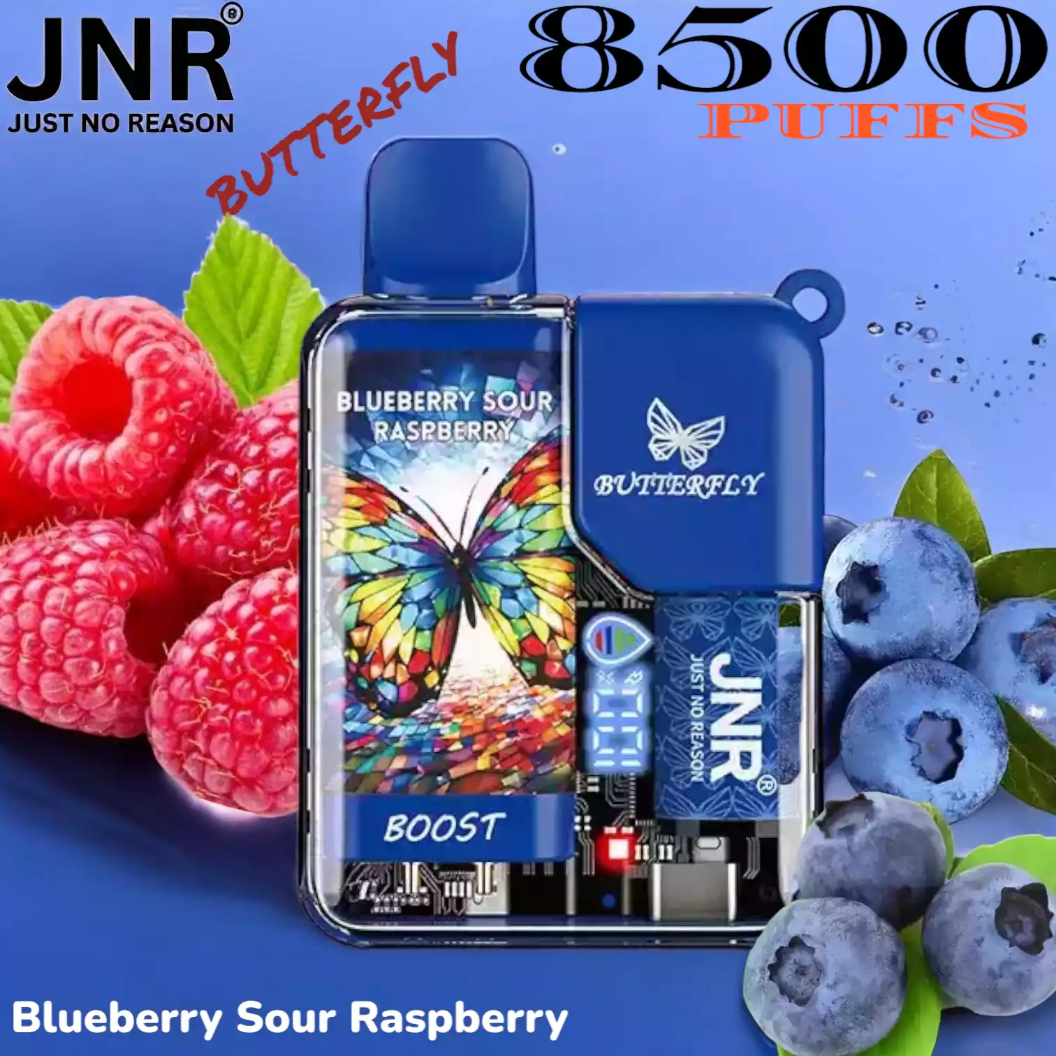 JNR BUTTERFLY 8500 PUFFS Langanhaltender Genuss in vielen Aromen