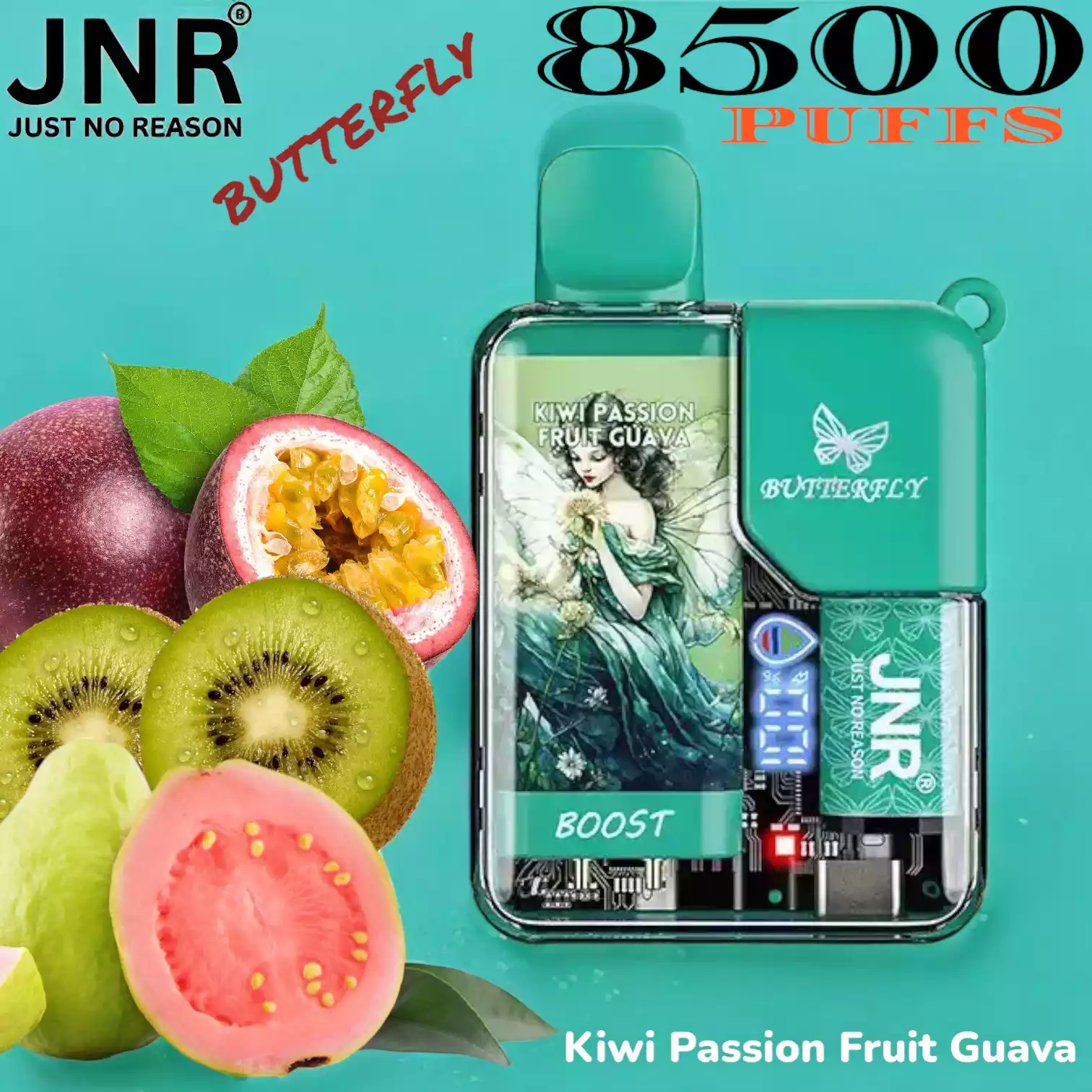 JNR BUTTERFLY 8500 PUFFS Langanhaltender Genuss in vielen Aromen