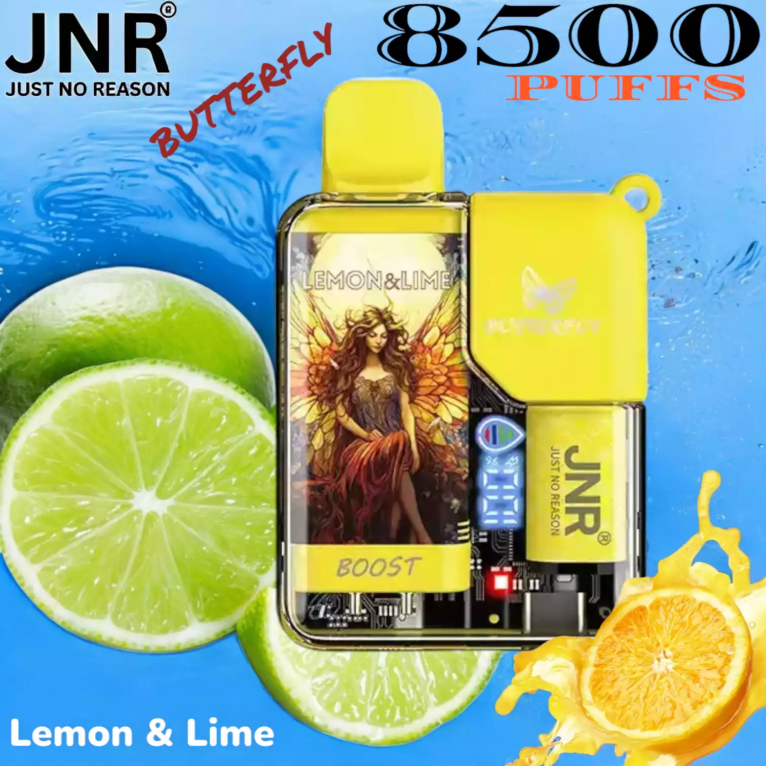 JNR BUTTERFLY 8500 PUFFS Langanhaltender Genuss in vielen Aromen