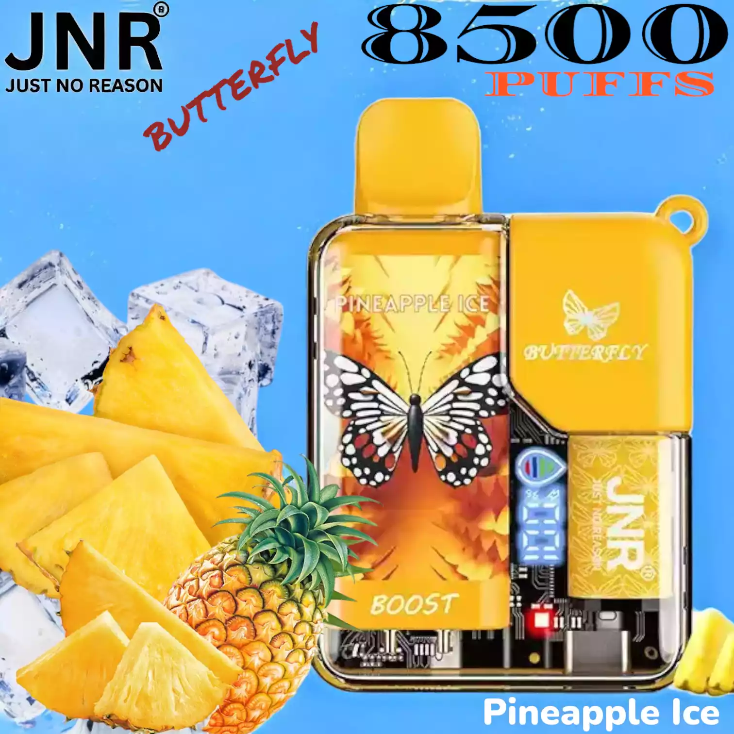 JNR BUTTERFLY 8500 PUFFS Langanhaltender Genuss in vielen Aromen