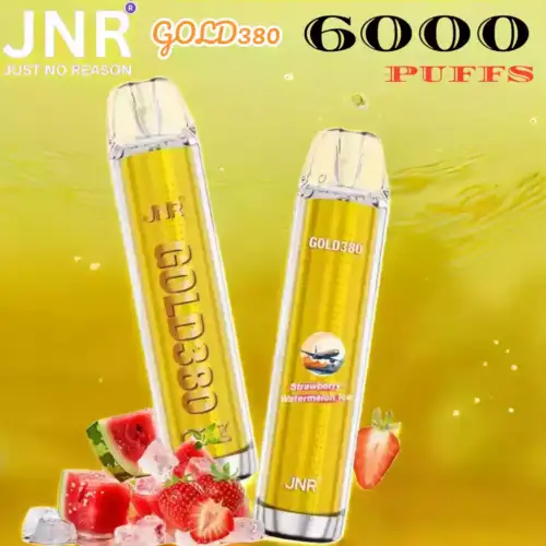 JNR GOLD380 6000 PUFFS Eleganter 6K Disposable Vape ohne Aufladen