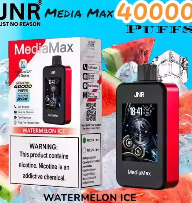 JNR Media Max 40000 Puffs Disposable Vape 40K Züge 10 Geschmacksrichtungen