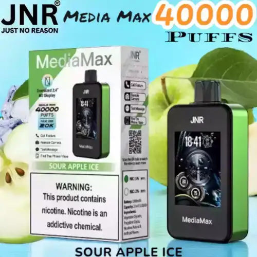 JNR Media Max 40000 Puffs Disposable Vape 40K Züge 10 Geschmacksrichtungen