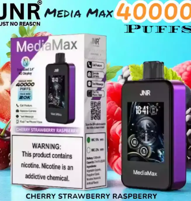 JNR Media Max 40000 Puffs Disposable Vape 40K Züge 10 Geschmacksrichtungen