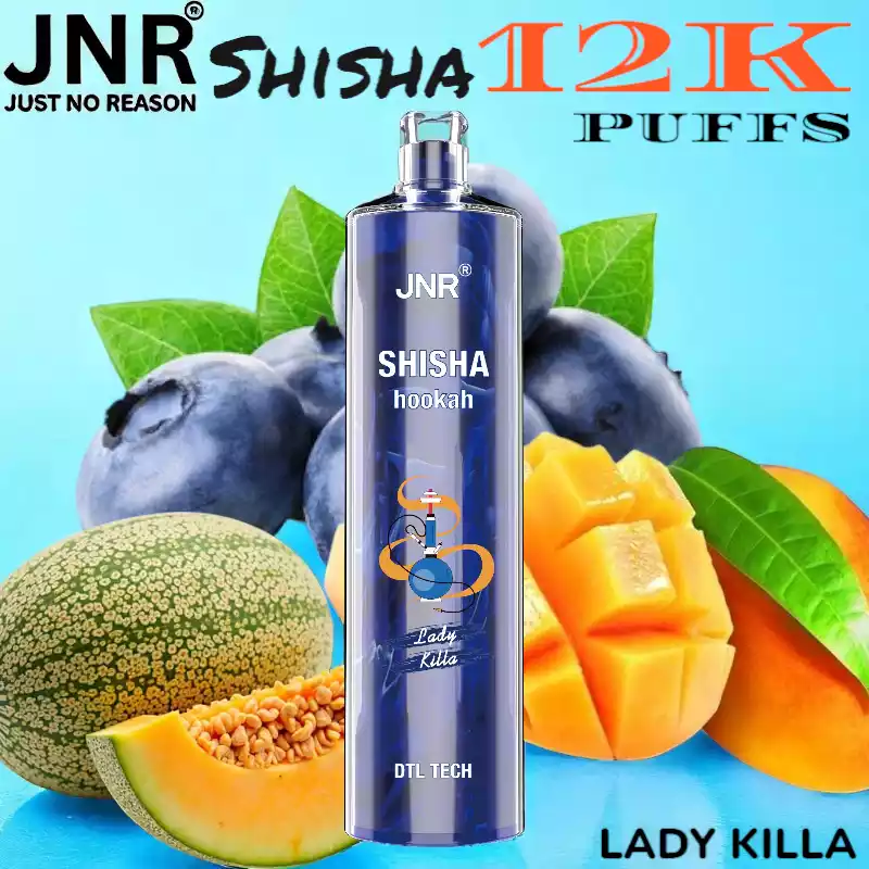 JNR Shisha 12K Puffs Authentisches Shisha-Erlebnis für unterwegs