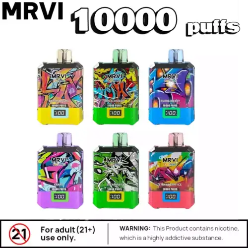 MRVI COMING 10000 Puffs Hochleistungs-E-Zigarette mit Mesh-Coil