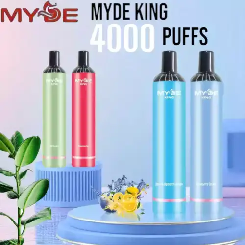 MYDE King 4000 Puffs Langanhaltender Genuss mit 17 köstlichen Aromen