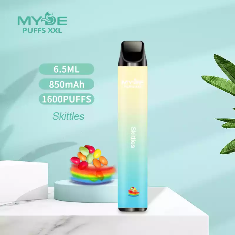 MYDE PUFFS XXL 1600 Puffs Langanhaltender Genuss mit 12 Aromen