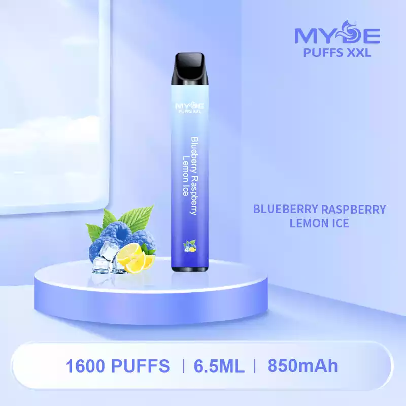 MYDE PUFFS XXL 1600 Puffs Langanhaltender Genuss mit 12 Aromen