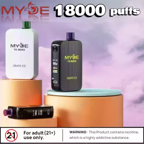 MYDE TE 18000 Puffs Langlebiger Genuss mit 12 Aromen