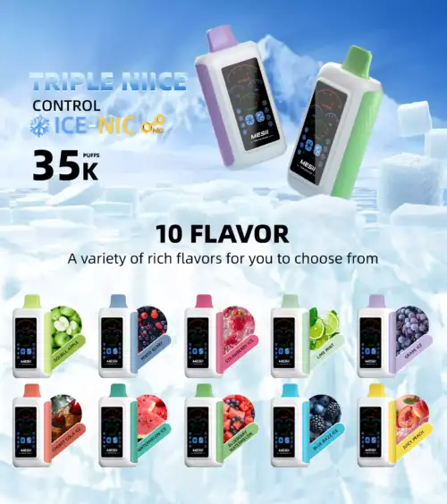 Mesii Triple NIICE 35K 35000 Puffs Perfekter Geschmack & Leistung