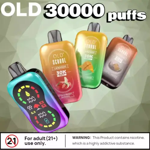 OLD School LN 30000 Puffs Langanhaltendes Vaping-Erlebnis