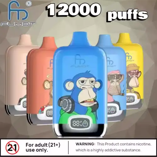 RandM Fumot Digital Box 12000 Puffs Länger Dampfen, Mehr Geschmack