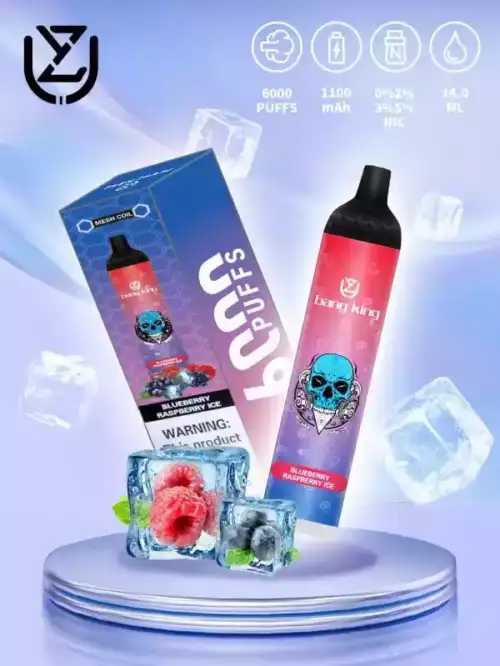 UZY Bang King 6000 Puffs Stylishe Vape mit RGB-Design
