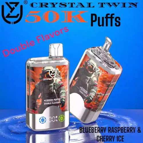 UZY CRYSTAL TWIN 50000 Puffs Double Flavors Für intensiven doppelten Dampfgenuss