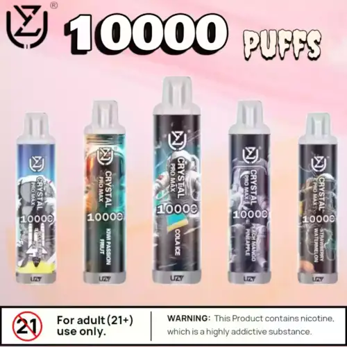 UZY Crystal Pro Max 10000 Puffs Leistungsstark & Stylisch