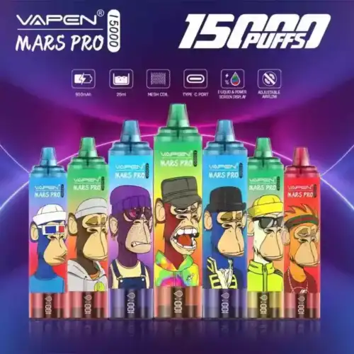 VAPEN MRS PRO 15000 Puffs Länger Dampfen Mehr Geschmack