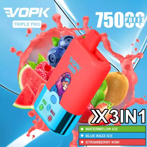 VOPK TRIPLE PRO 75000 Puffs 75K Züge drei Aromen Mesh-Coil