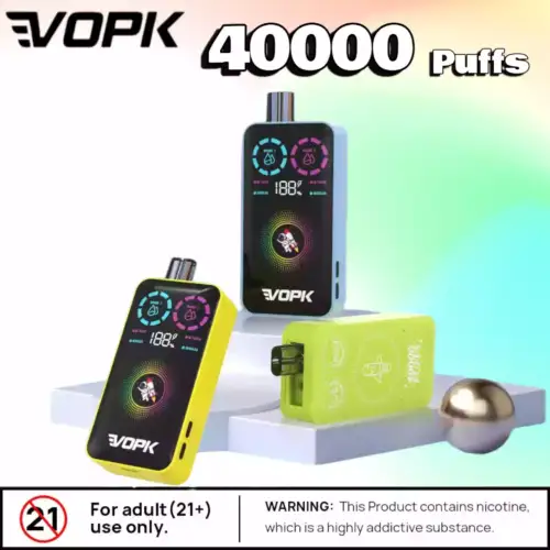 VOPK ULTRA 40000 Puffs Dual-Flavor Vape mit XXL-Akku