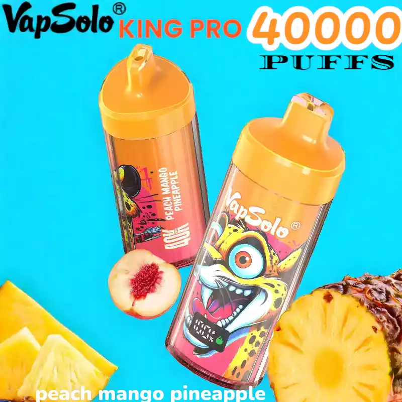 Vapsolo KING PRO 40000 Puffs Langer Genuss klare Aromen