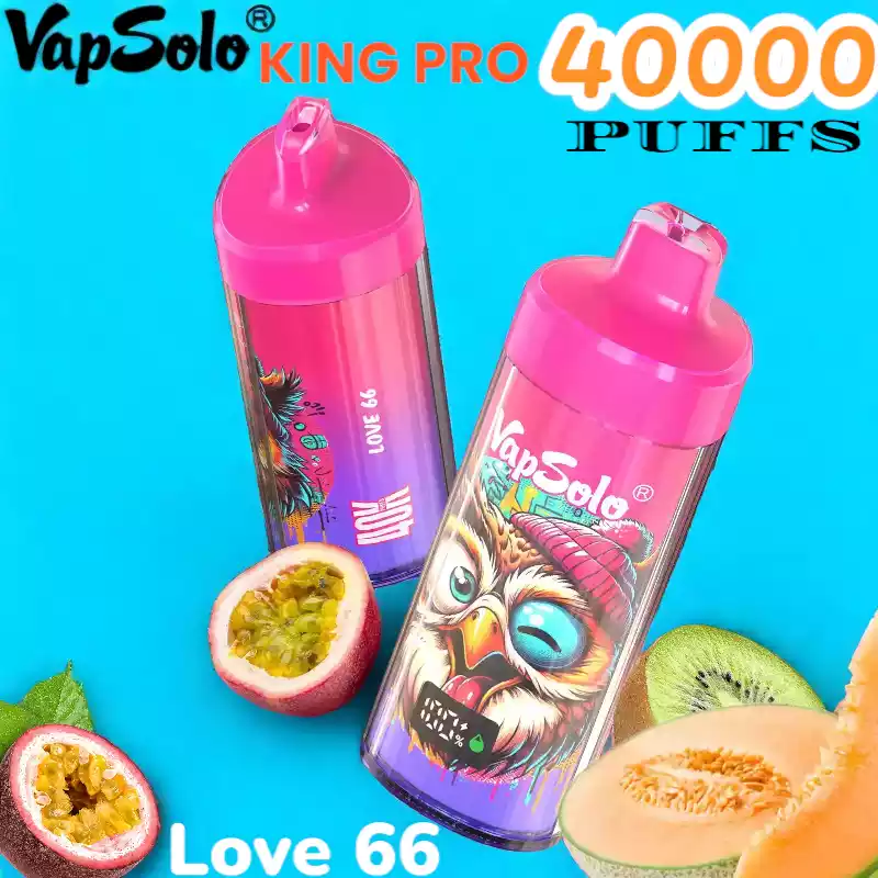 Vapsolo KING PRO 40000 Puffs Langer Genuss klare Aromen