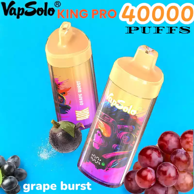 Vapsolo KING PRO 40000 Puffs Langer Genuss klare Aromen