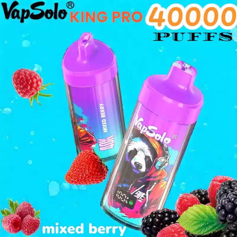 Vapsolo KING PRO 40000 Puffs Langer Genuss klare Aromen