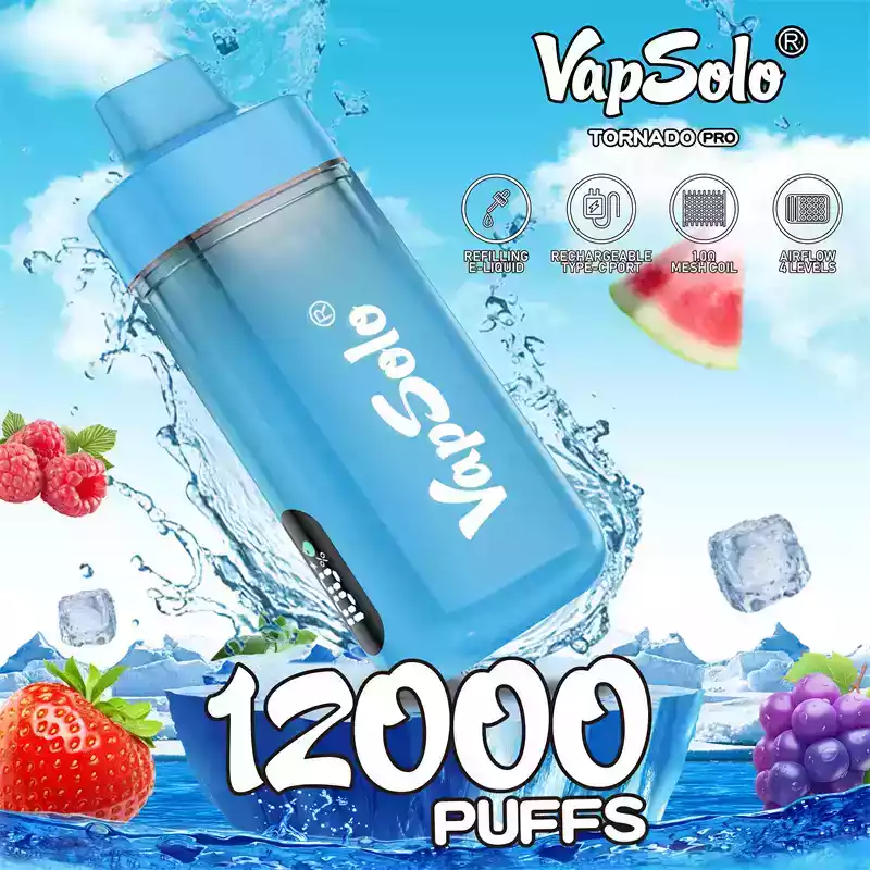 Vapsolo Tornado 12000 Puffs Pro Leistungsstark und stylisch