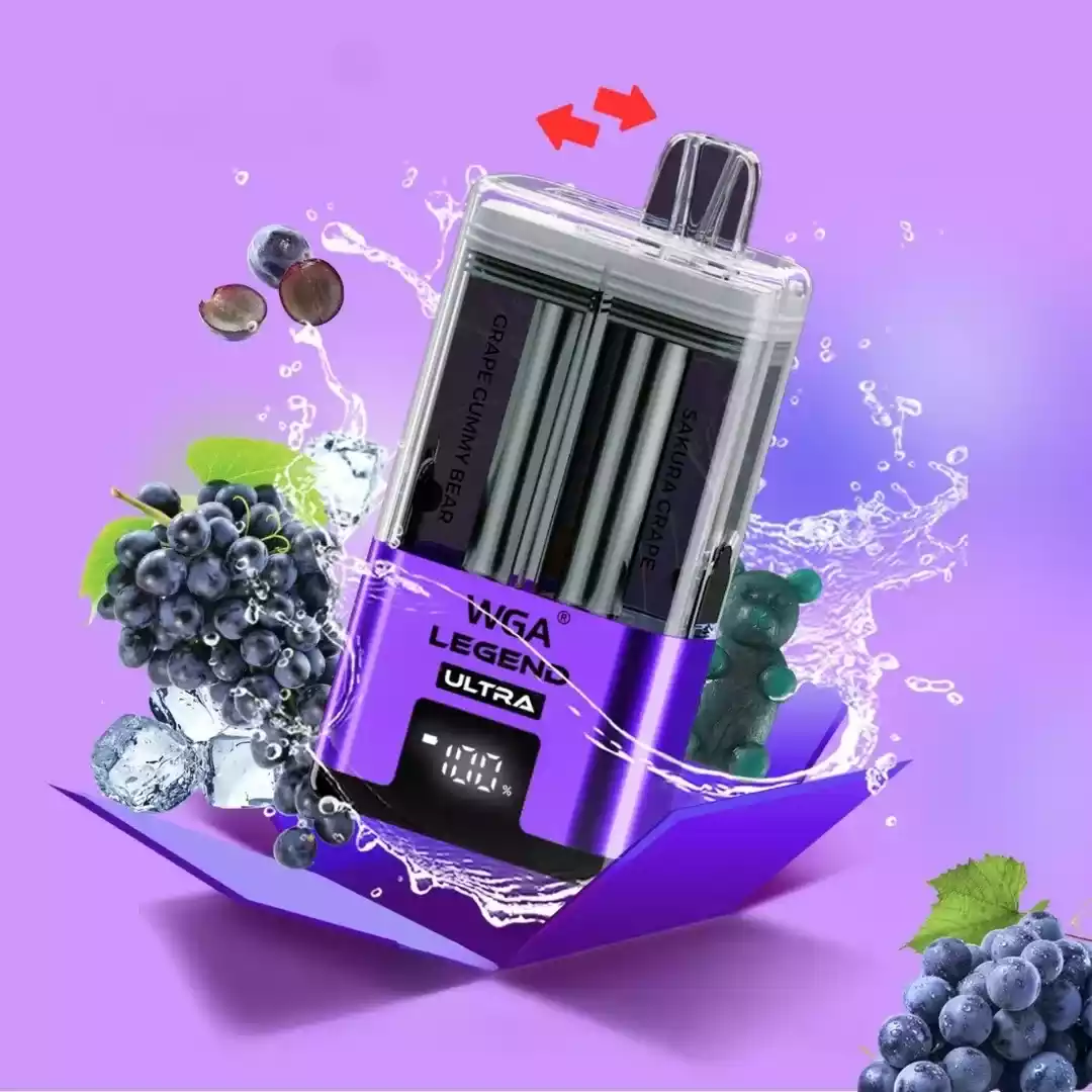 WGA 30000 Puffs Disposable Vape 30K Züge Dual-Flavors Mesh-Coil Type-C