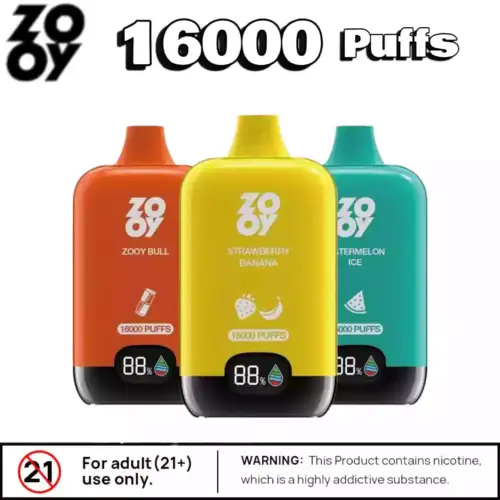 ZOOY RAINBOW 16000 Puffs Wiederaufladbar & 26ml Liquid