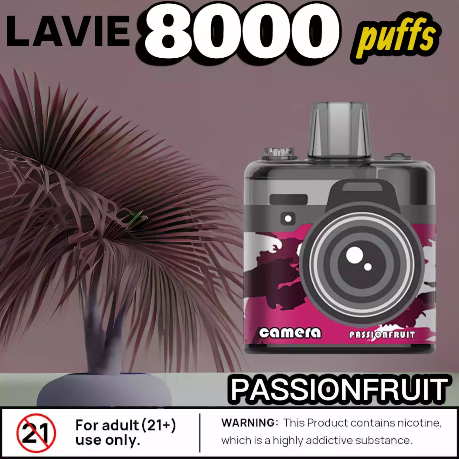LAVIE Camera 8000 Puffs kompakte vape mit 18ml & usb-cLAVIE Camera 8000 Puffs kompakte vape mit 18ml & usb-c