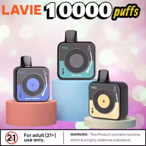 LAVIE DISC 10000 Puffs Wiederaufladbare Vape mit 20ml & USB-C
