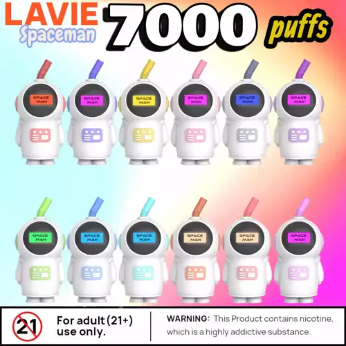 Lavie Spaceman 7000 Puffs 16ml vape mit usb-c & 12 geschmäckern